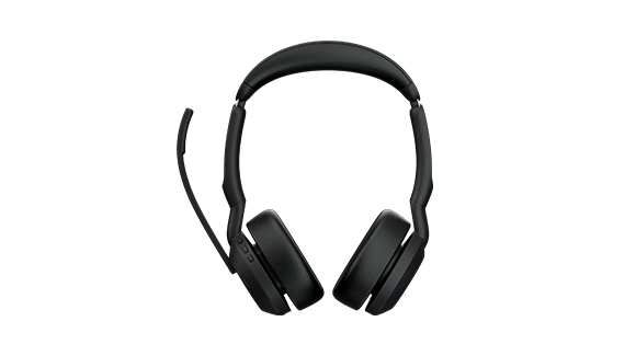 Jabra Evolve2 55 On-Ear-Headset in Schrägansicht